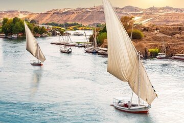 Amazing 3 Night Nile Cruise Aswan to Luxor including Balloon By Plane from Cairo