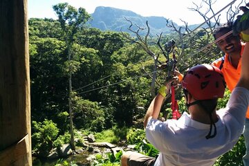 Heli-Ziplining Adventure in Fiji