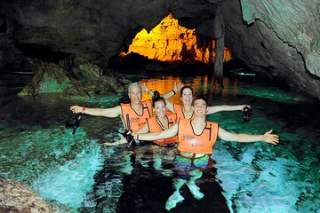 Adventure Day in Caleta & Cenote with Transportation from Riviera Maya