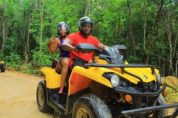 Extreme Adventure - Cavern, Ziplines & ATV (Shared) from Riviera Maya