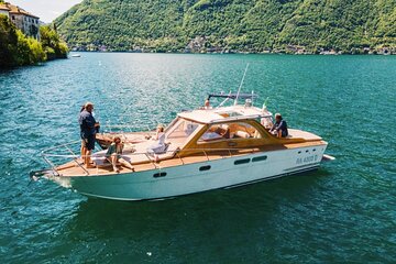 Private Tour Open Bar Classic Wooden Boat Lake Como 2H 4H