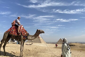 Explore Pyramids of Giza & the Egyptian Museum Tour with Dinner Cruise by Night