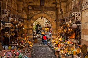 Cairo Private Tour to Egyptian Museum Citadel and Khan Khalili Bazaar