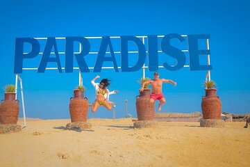 Paradise Island & snorkeling & Water Sports in Hurghada