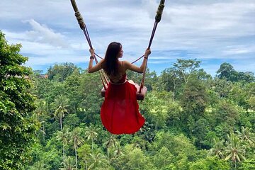 Ubud: Swing - Monkey Forest - Waterfall - Temple - Rice Terraces - Art Crafts