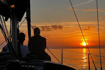 Sunset Sailing along the Marbella coast from Puerto Banus