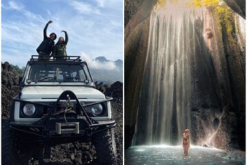 Private Tour: Mount Batur Sunrise Jeep, Black lava & Waterfall