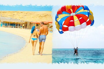 Royal Hula Hula Island Sea Trip and Parasailing & lunch-HURGHADA