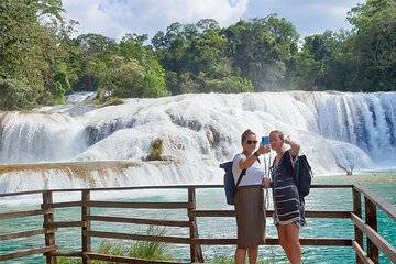  Archaeological Zone of Palenque, Misol-Ha Waterfalls and Agua Azul exit Palenque