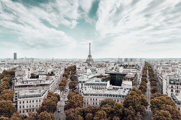 Eiffel Tower Summit Access & Seine River Cruise in Vintage Car