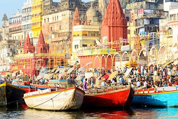 Full Day City Tour of Varanasi with Boat Ride and Evening Aarti Ceremony