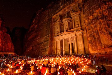 Full Day Petra & Petra By Night Private Guided Tour From Amman Or Airport