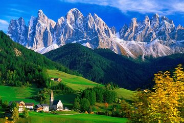 From Bolzano: Private Tour of Dolomites in Mount Seceda and Funes Valley