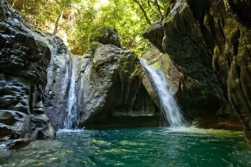 excursions 27 puddles waterfall puerto plata Jesus and jhensy