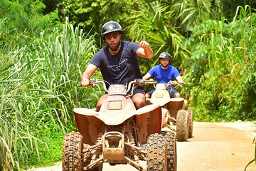 Great Adventure in middle of the Jungle. ATV experience, Ziplines and cenote