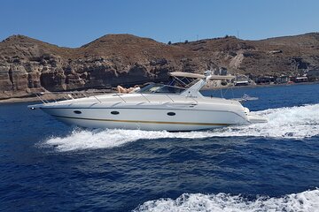 5 Hours Santorini Private Luxury Cruise with BBQ and Drinks 