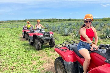 Jungle and beach ATV tour + lunch + tequila tasting