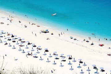 Private Tour in Melissani Cave and Myrtos Beach Swim Stop