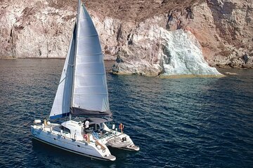 Santorini: Special Occasions Catamaran Cruise, All Inclusive