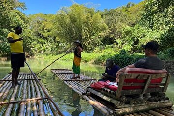 Martha Brae River Bamboo Rafting Experience from Montego Bay