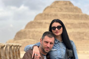 Half Day Tour Memphis Old City and Sakkara Step Pyramid with Imhotep museum 