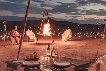 From Marrakesh Sunset and Magical Dinner in Agafay Desert