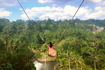 Ubud Tour with Jungle Swing and Waterfall Water Temple 