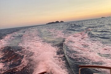 Private Sunset Boat Tour Positano From Sorrento on Classic GOZZO