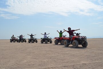 Sunset Quad Bike Safari with Bedouin Dinner and Show from Sharm