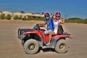 Hurghada Desert Safari on Quad Bikes With Camel for 3 Hours 