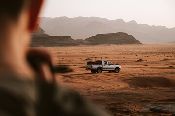 Full-Day Jeep Tour in Wadi Rum with Overnight Stay