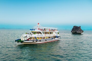 Halong Bay Luxury Day Tour with Amazing Cave,Titop Island & Beach