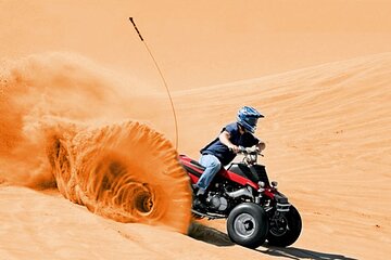 Dubai Desert Safari Sharing with Quad, Shows, Camel and Dinner 