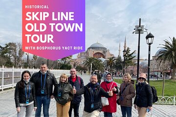 Skip line Old Town tour with Bosphorus Yacht Ride 