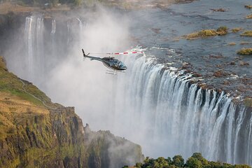 A Helicopter Ride- Over the Victoria falls 