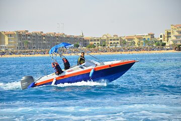 Swim With Dolphin By Semi PRIVATE Speedboat 4 Hours Sea Trip & Transfer-Hurghada