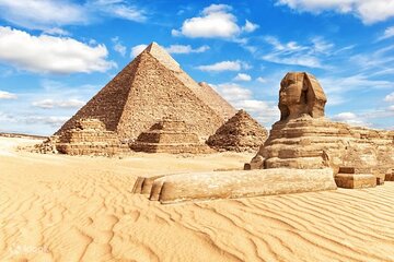 Pyramids of Giza And Cairo Tour By Semi Private Minivan -Hurghada