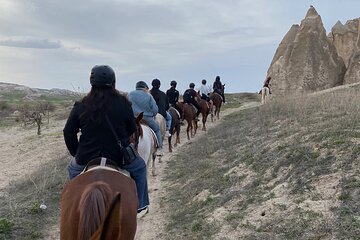 Horseback sunset tour in the unique valleys of Cappadocia