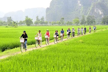 Ninh Binh 1 day trip with Hoa Lu- Tam Coc boat & Cycling village 