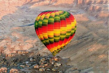 Sunrise Hot Air Balloon Journey Across Luxor