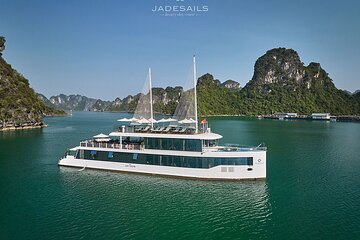 Luxury Halong Bay and Lan Ha Bay Day Tour with Jade Sails Cruise