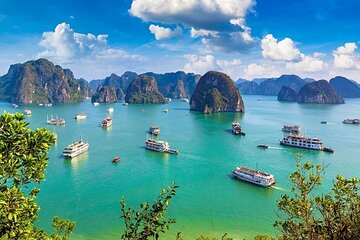 From Hanoi: 2-Days Ha Long Bay Cruise with Surprise Cave & Island