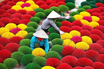 From Hanoi - Ninh Binh: Incense Village,Tam Coc, Hoa Lu Day Trip