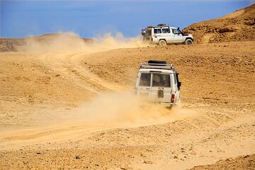 From El Gouna and Hurghada: 6-Hour Sunset Desert Tour