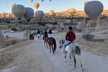 Magical horse ride with balloon in Cappadocia