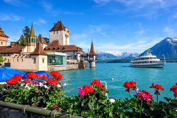 Lake Thun and Lake Brienz Day Pass Ticket for Lake Boat Cruises