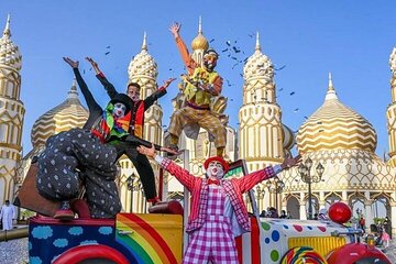 Miracle Garden , Burj Khalifa & Global Village Tour with Transfer
