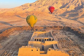 Luxor West bank Tour with Hot Air Balloon and Felucca Ride