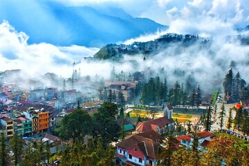 SAPA TOUR 2 DAYS 1 NIGHT BY SLEEPER BUS ( Overnight in Hotel)