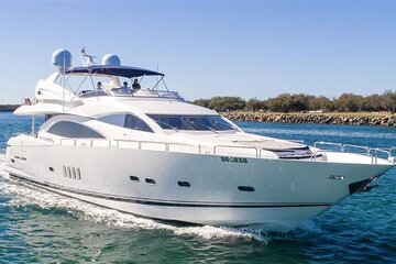 94' Sunseeker Private Cruise with Jacuzzi, Captain and Mate